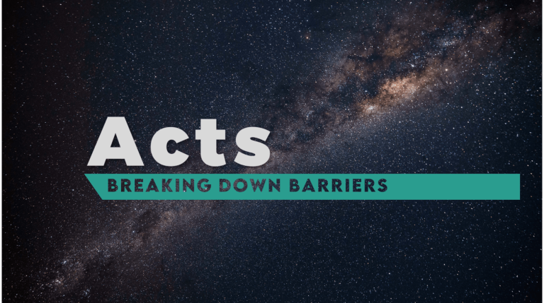 Breaking Down Barriers